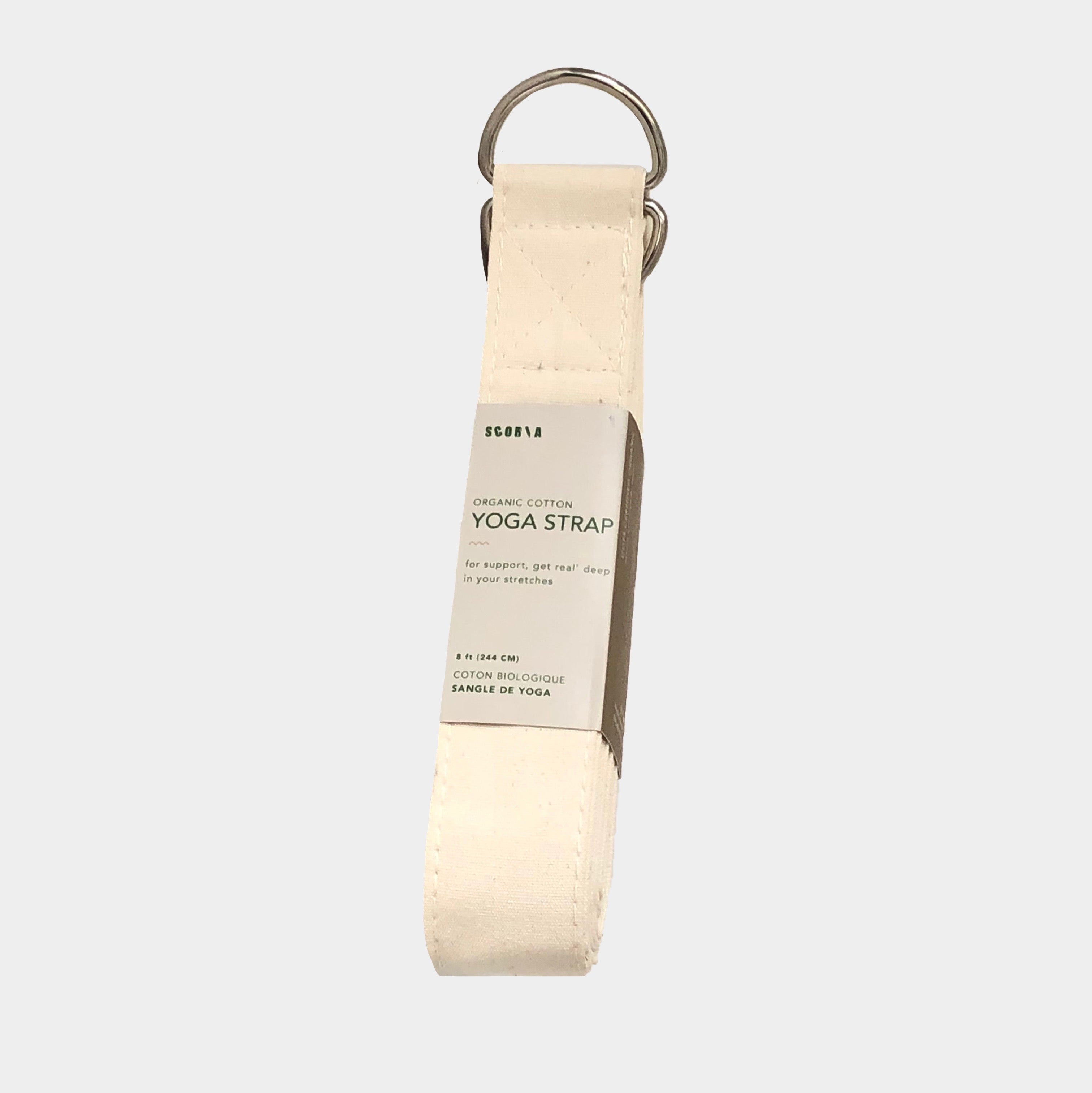 Organic Cotton Yoga Stretch Strap