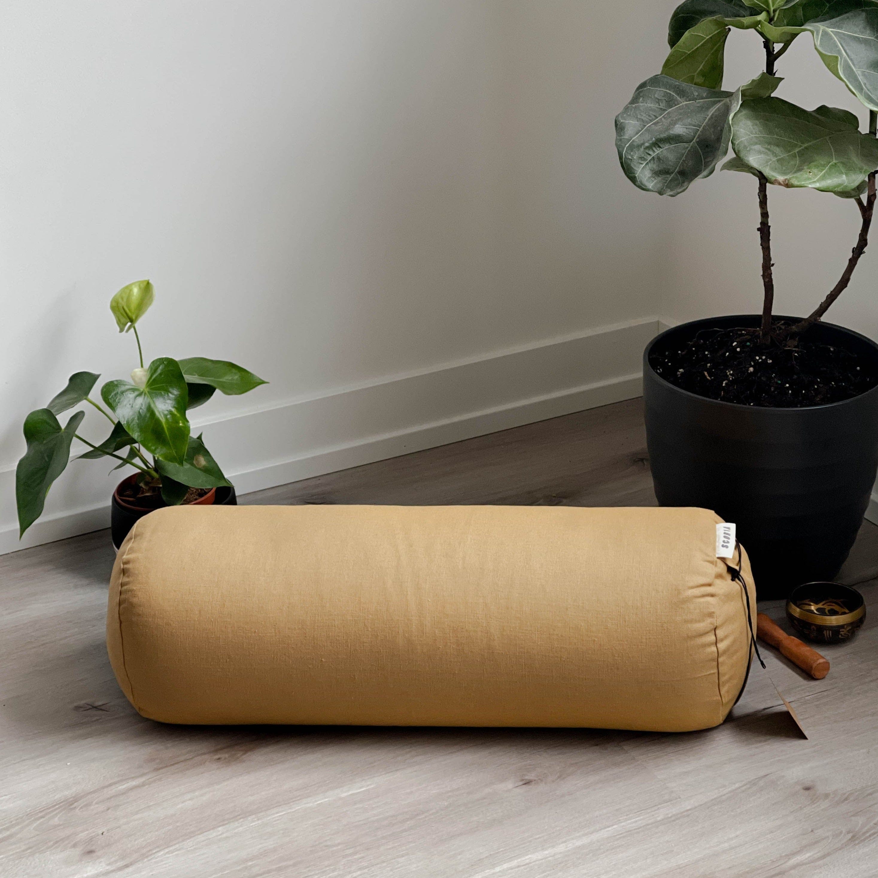 Coussin de yoga naturel et biologique | Amber Gold *PRÉCOMMANDE 