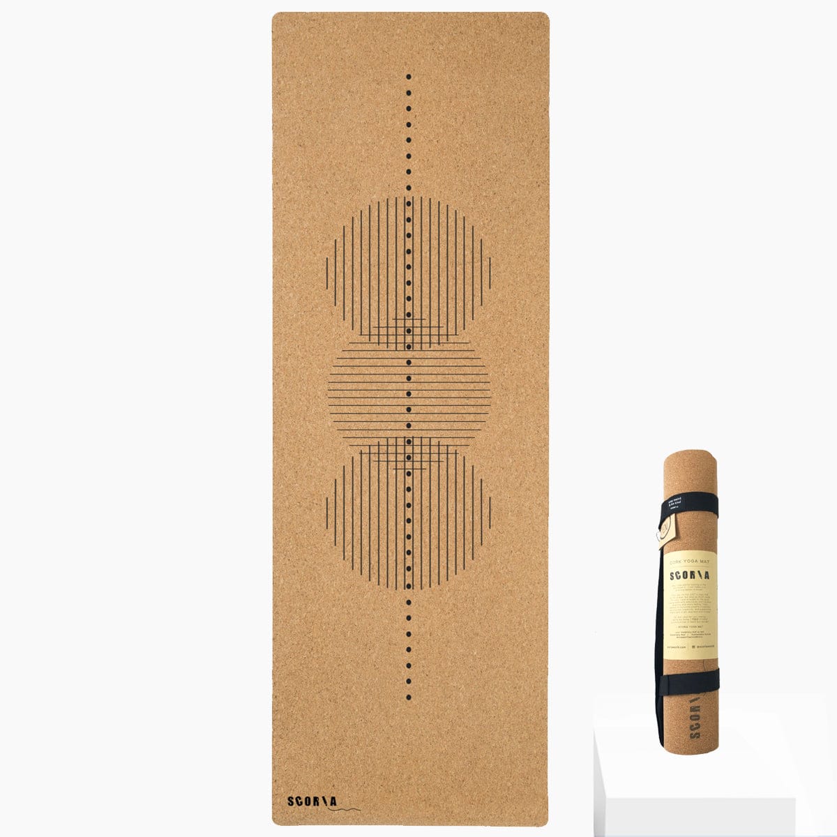 Tapis de yoga en liège Revolve | 4,5 mm 