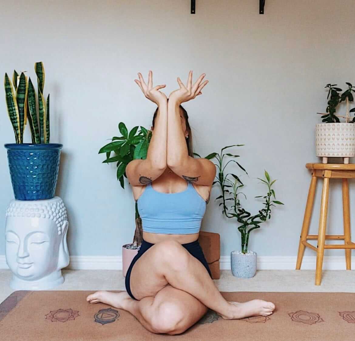 Tapis de yoga en liège pour l'alignement des chakras | 4,5 mm 